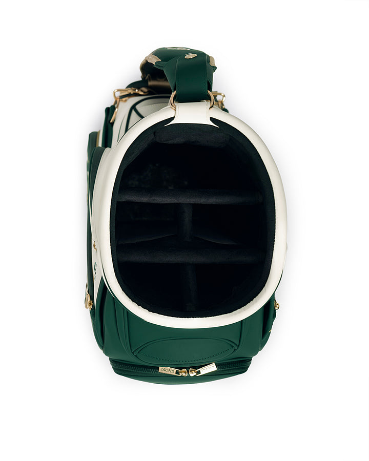Top View of Patrons Only Staff Bag #color_green
