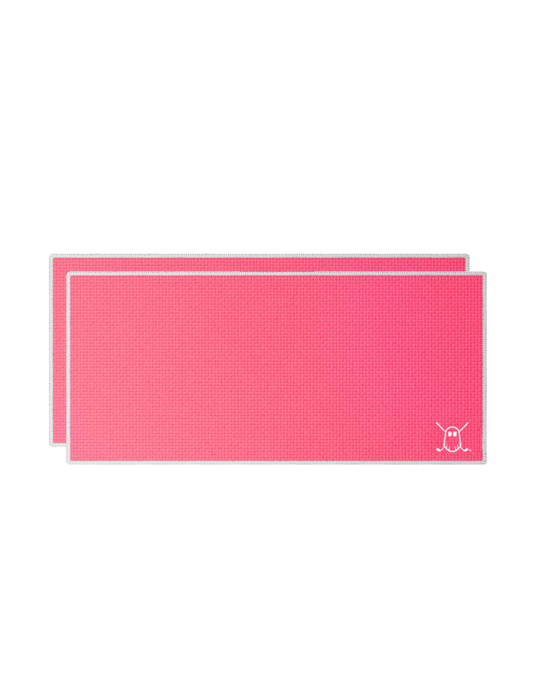 Caddie Towel with Carabiner Hot Pink#color_hot-pink