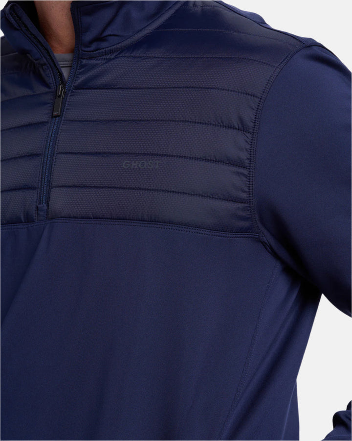 Mens Quarter Zip Navy 2#color_navy