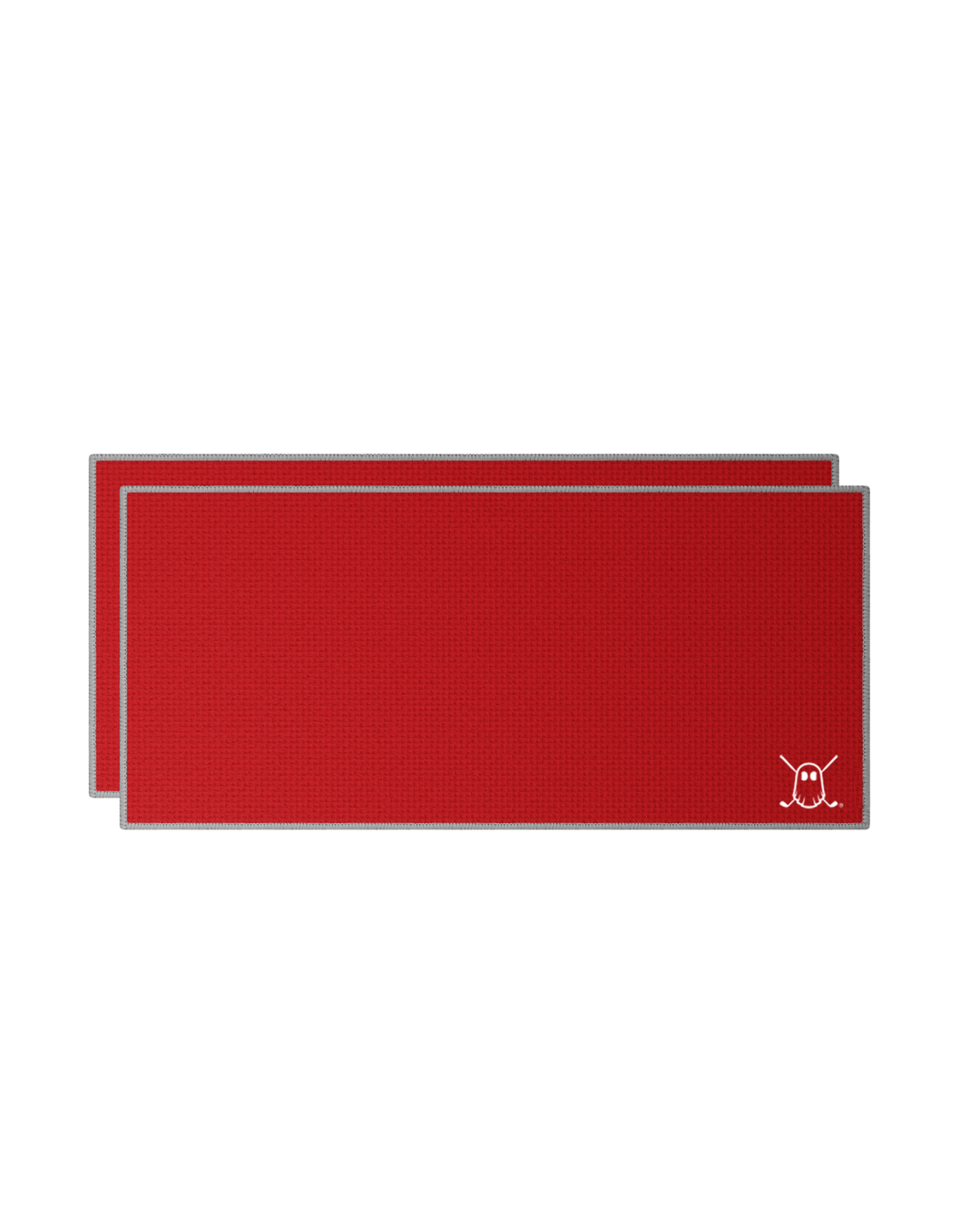 Caddie Towel with Carabiner Red#color_red