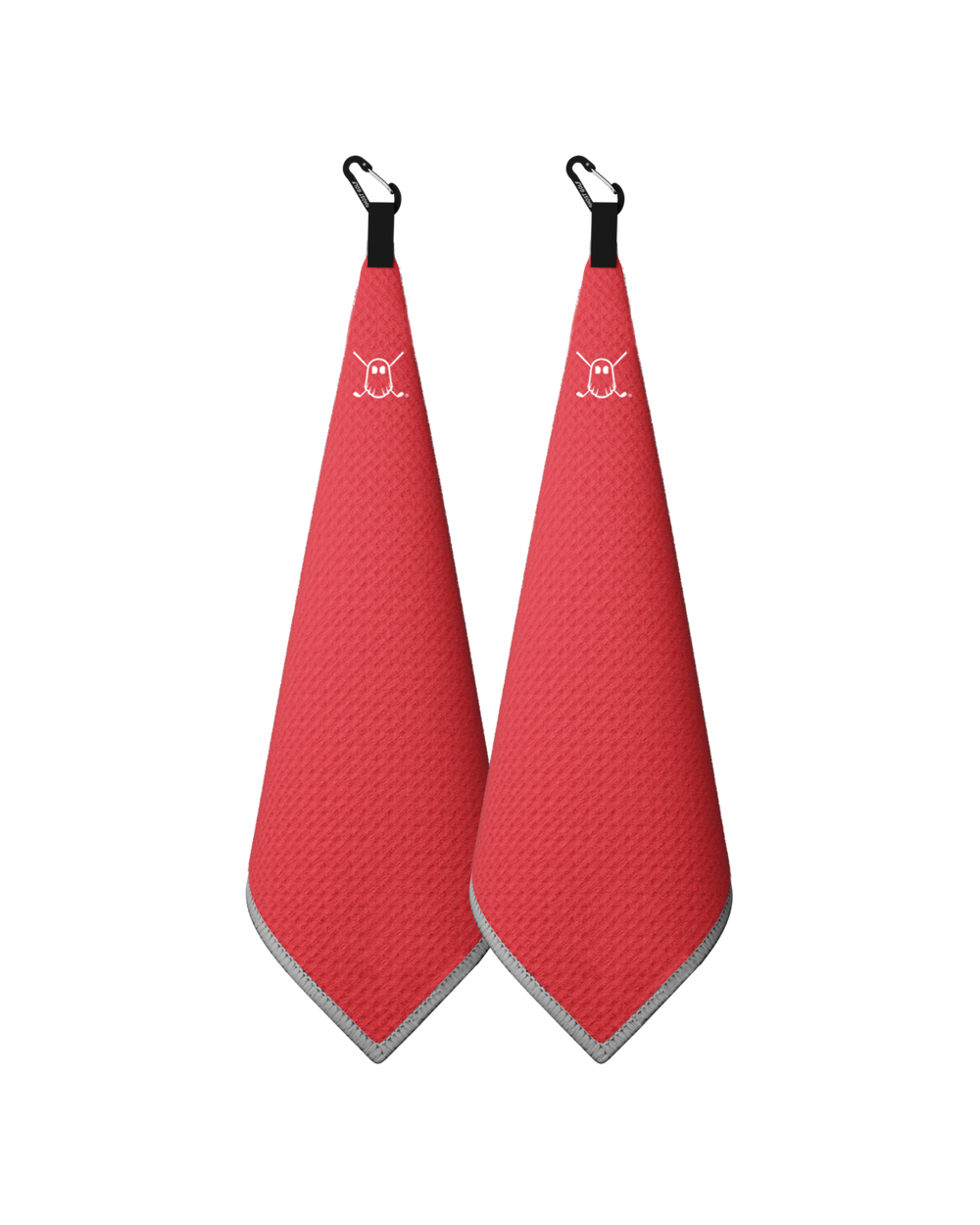 Greenside Towel with Carabiner Red#color_red