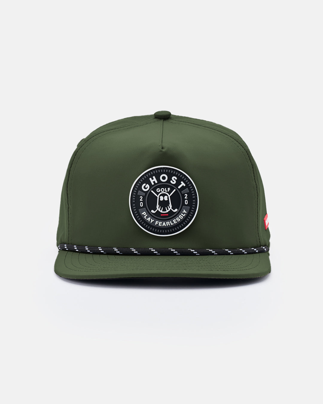 Retro Golfer Snapback_Front-Olive #color_olive