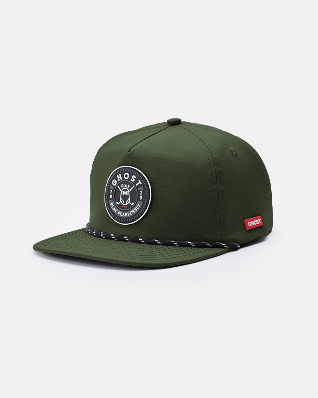 Retro Golfer Snapback_Left-Olive #color_olive