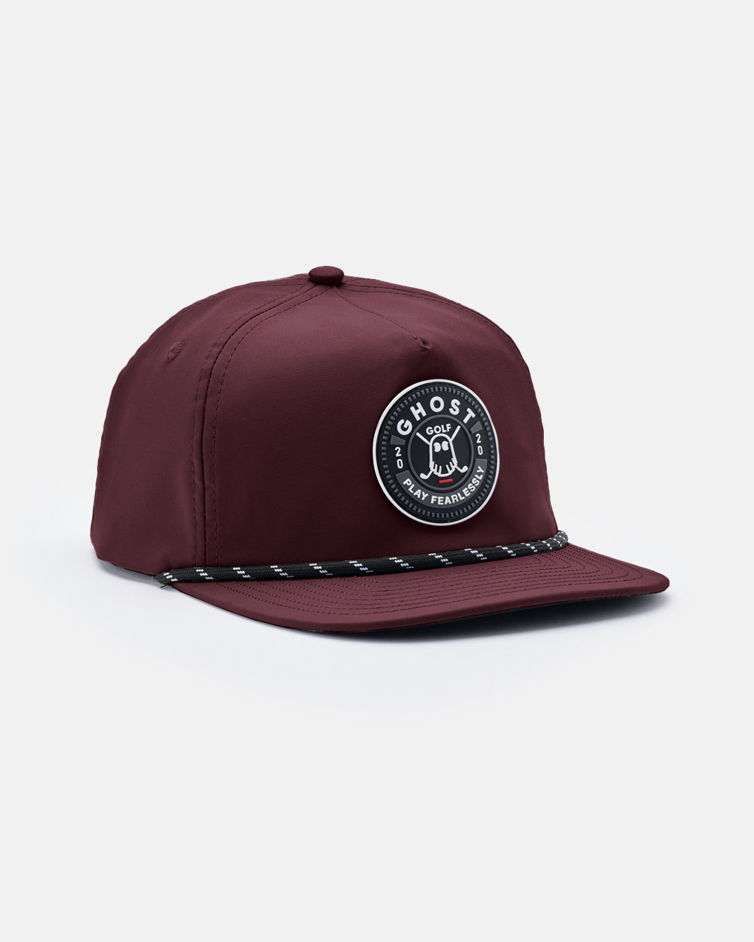Retro Golfer Snapback_Right-Burgundy #color_burgundy