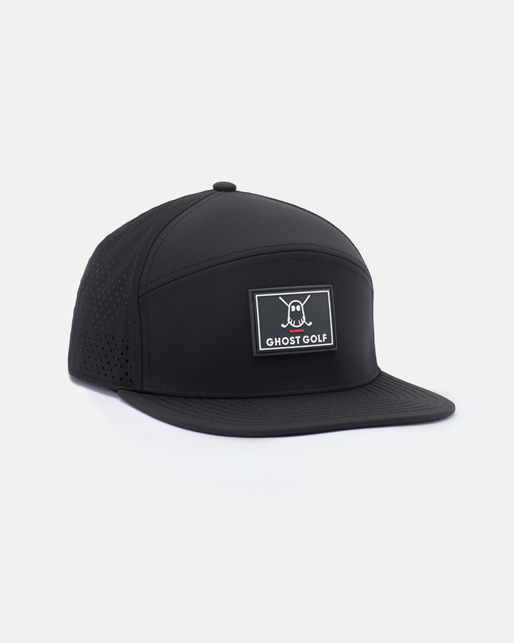 ARCH PANEL SNAPBACK  #color_black