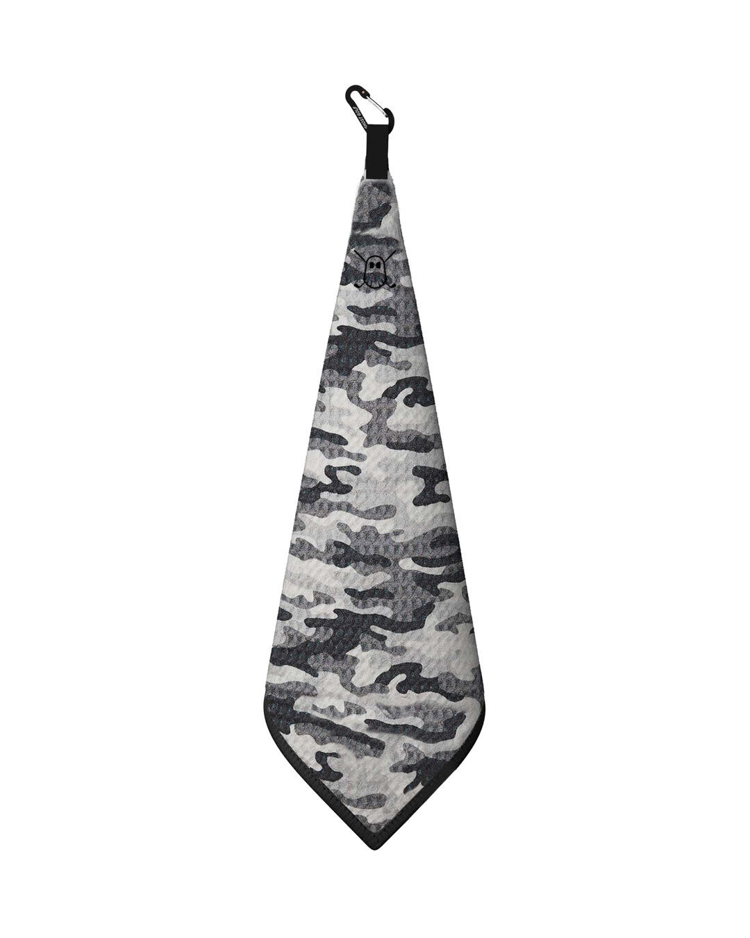Greenside Towel with Carabiner Snow Camo#color_snow-camo