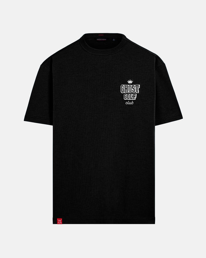 Front View Product Photo of Black Spectator Club Tee #color_black