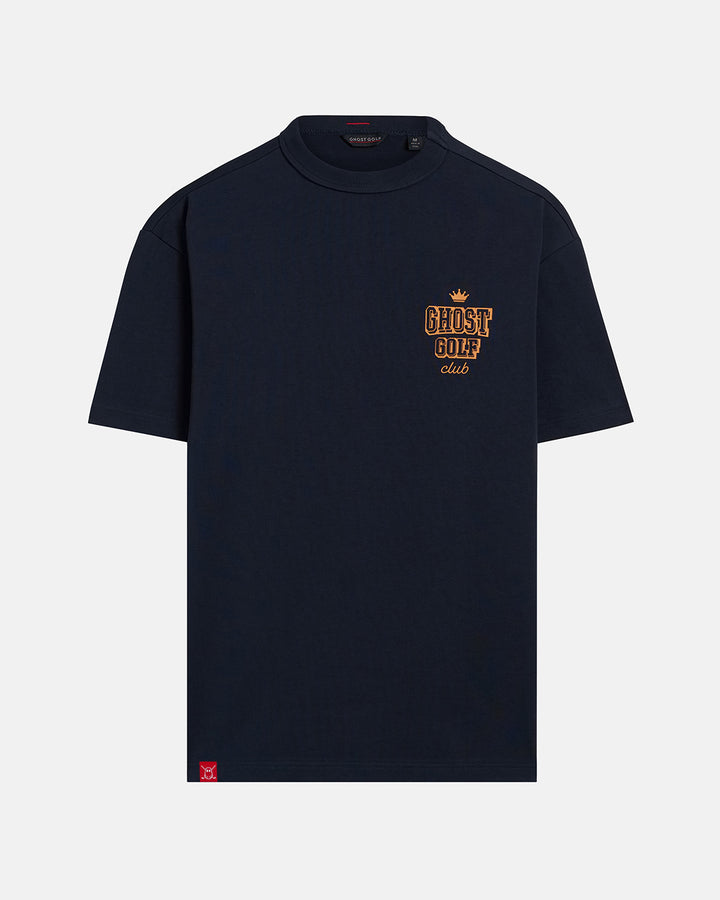 Front View Product Photo of Navy Spectator Club Tee #color_navy