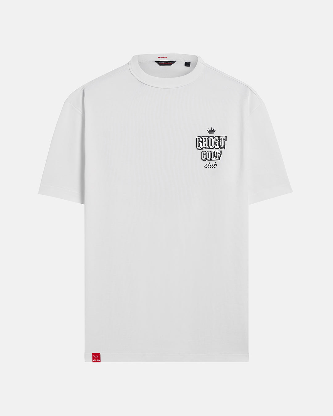 Front View Product Photo of White Spectator Club Tee #color_white