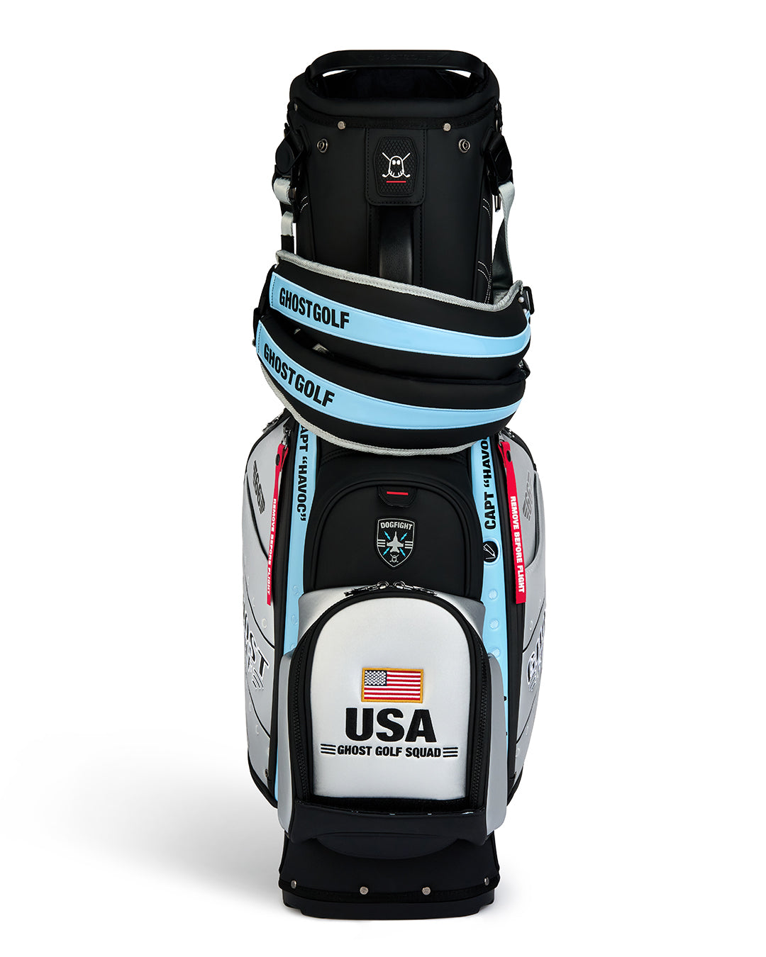 Front View of Striker Anyday Bag showcasing shoulder straps wrapped around