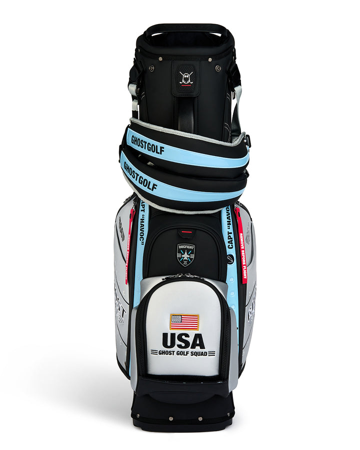 Front View of Striker Anyday Bag showcasing shoulder straps wrapped around