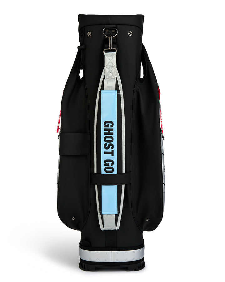 Back Product Shot of GT-14 Cart Bag with Ghost Golf Shoulder Strap