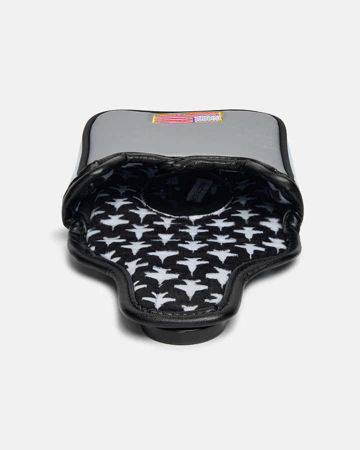 Product Sho of Inside Striker Mallet Putter Cover with Fighter Het Icon Pattern 