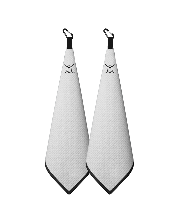 Greenside Towel with Carabiner White#color_white