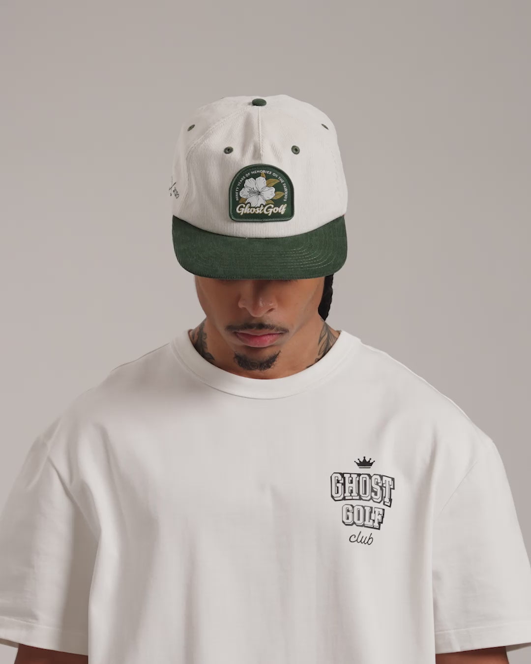 Male model showcasing Patrons Azalea Hat